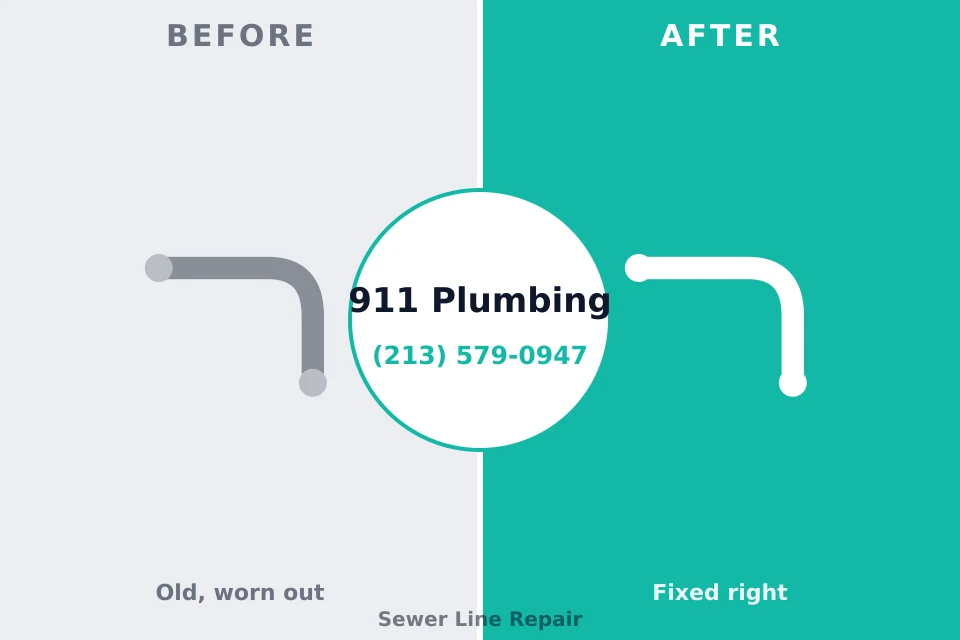 Before and after: plumbing repair Murphy, NC